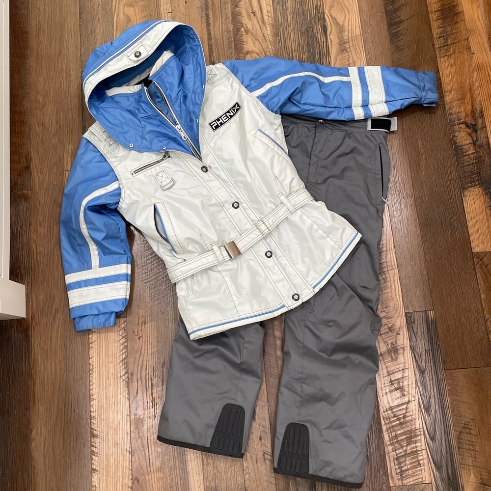 Phenix 2pc Snowboard ski coat jacket pants SET Wm 8-10